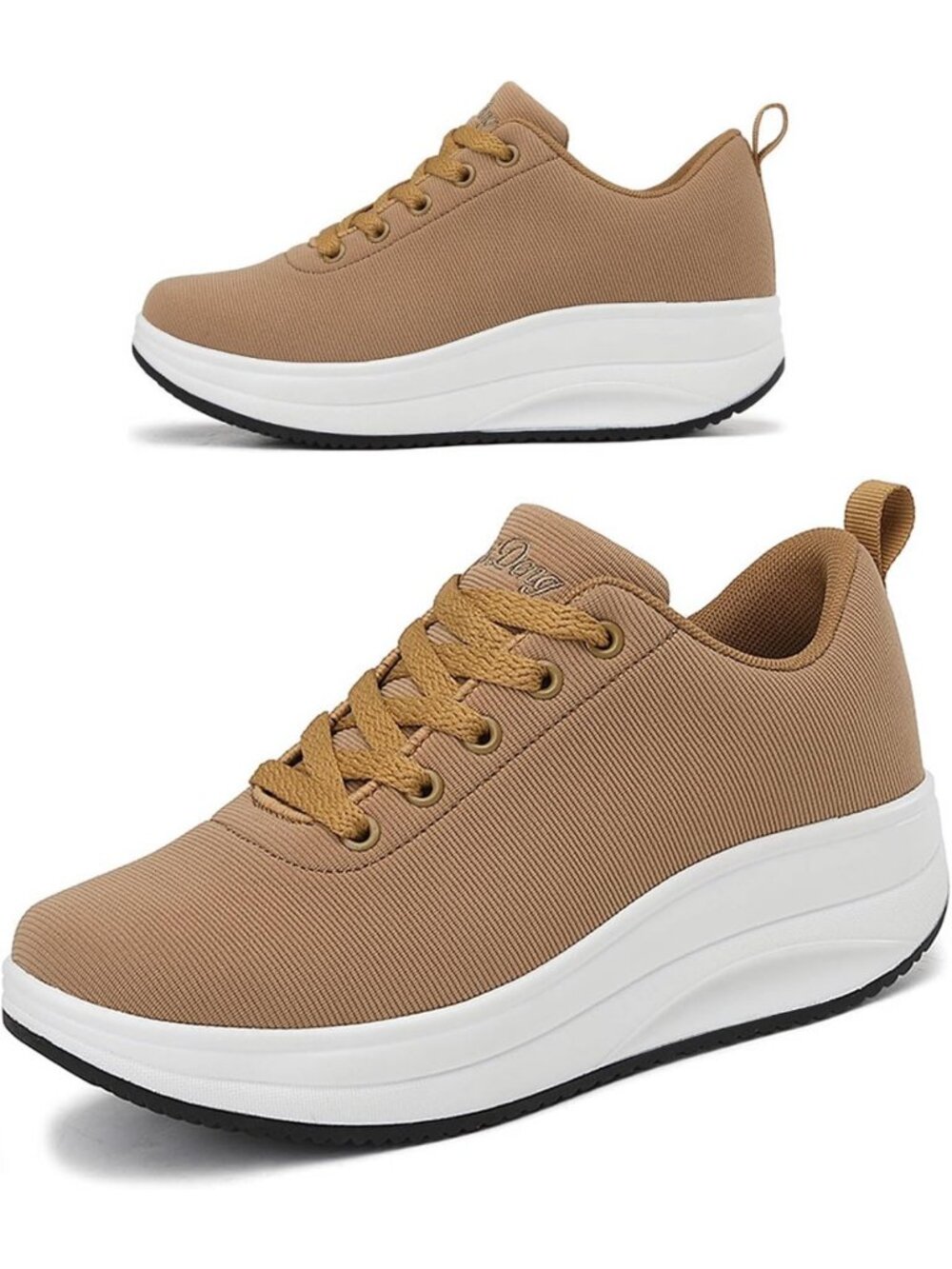 Comfortable Platform Sneakers for Women | Slip-Resistant Wedge Walking Shoes